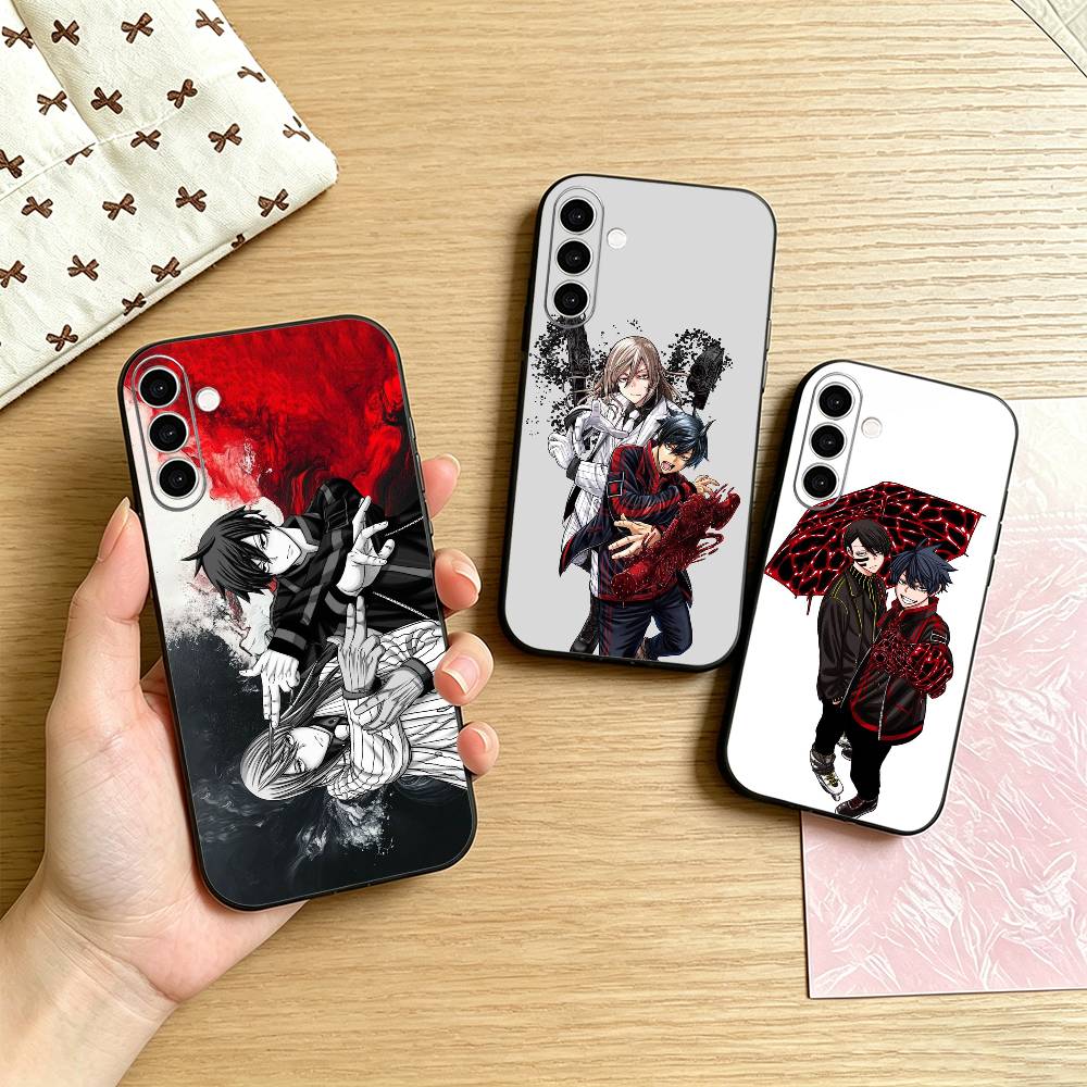 Street Fashion Official - ท-โทเก็น อันกิ อิจิโนเสะ ชิกิเคสโทรศัพท์สำหรับซัมซุงกาแล็กซี่ A73,A72,A71,A70,A53,A52,A51,อื่นๆปกสีดำนุ่ม