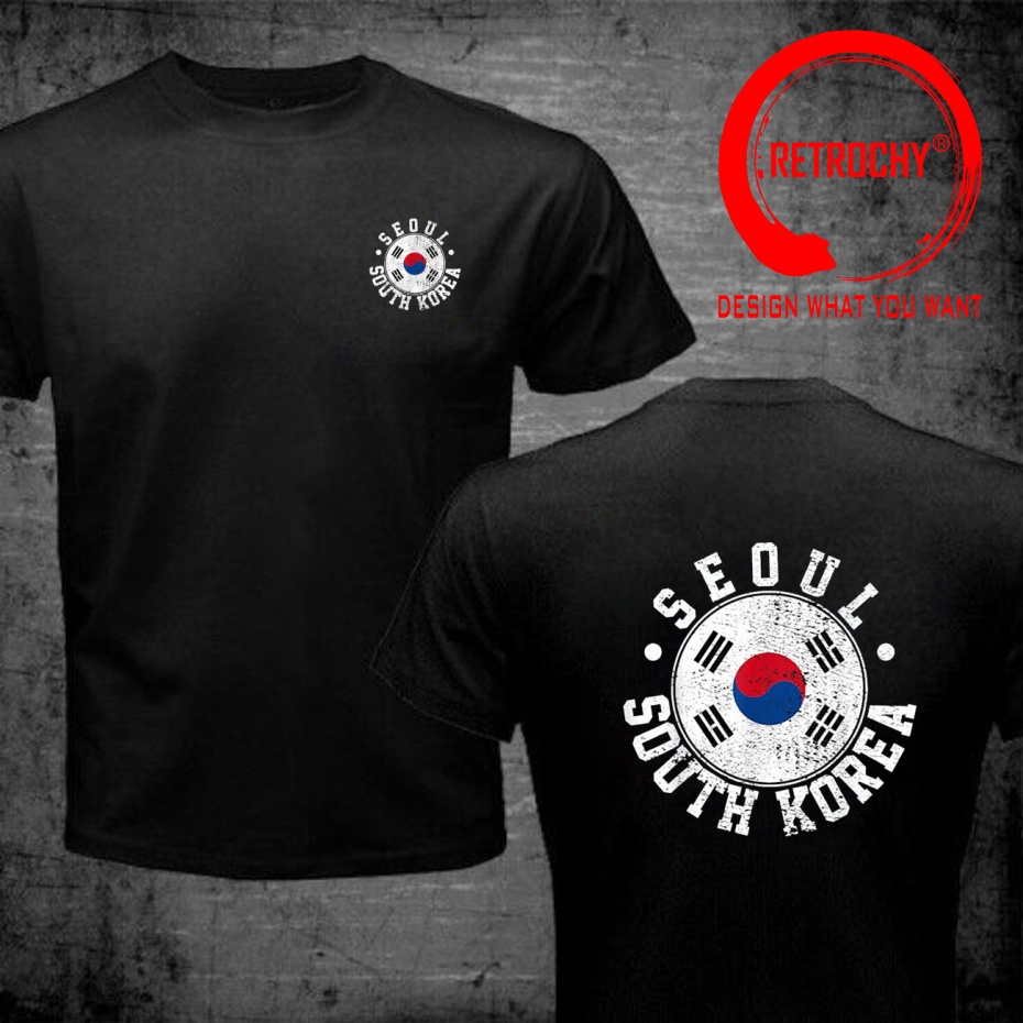 Street Fashion Of Seoul - การออกแบบที่ตลกขบขัน วินเทจ สไตล์ดิสเทรส โซล เกาหลีใต้ เสื้อเชิ้ตผู้ชาย