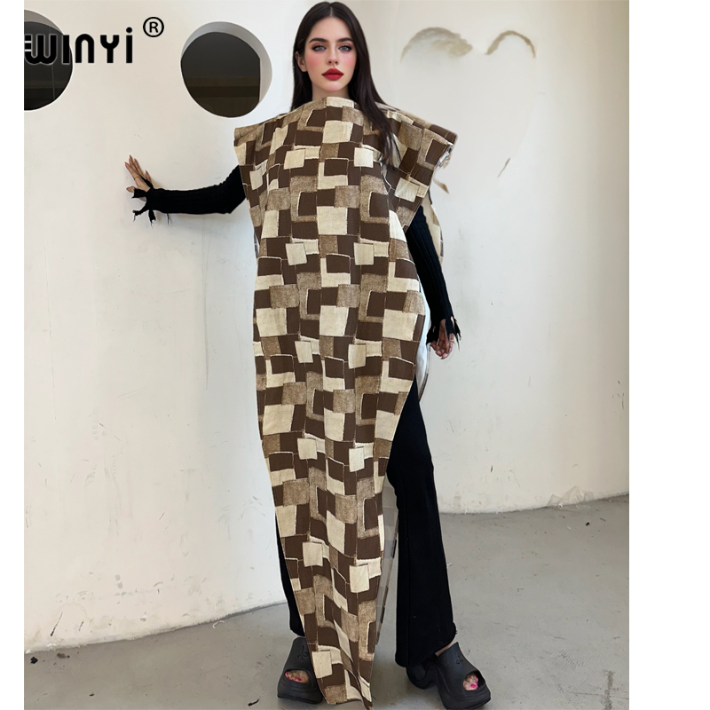 Street Fashion Dubai - WINYI Original Make เก่า DENIM Poncho