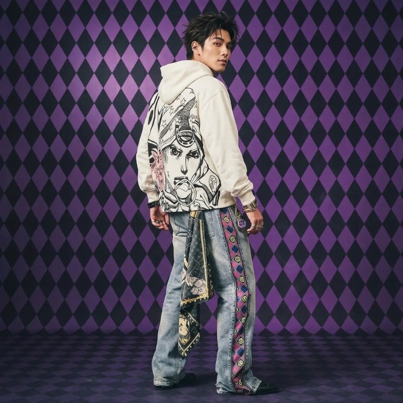 Street Fashion Art - ชุดเซ็ต 2 ชิ้น สไตล์ฮิปฮอป ฮาราจูกุ ลายกราฟิกอนิเมะ