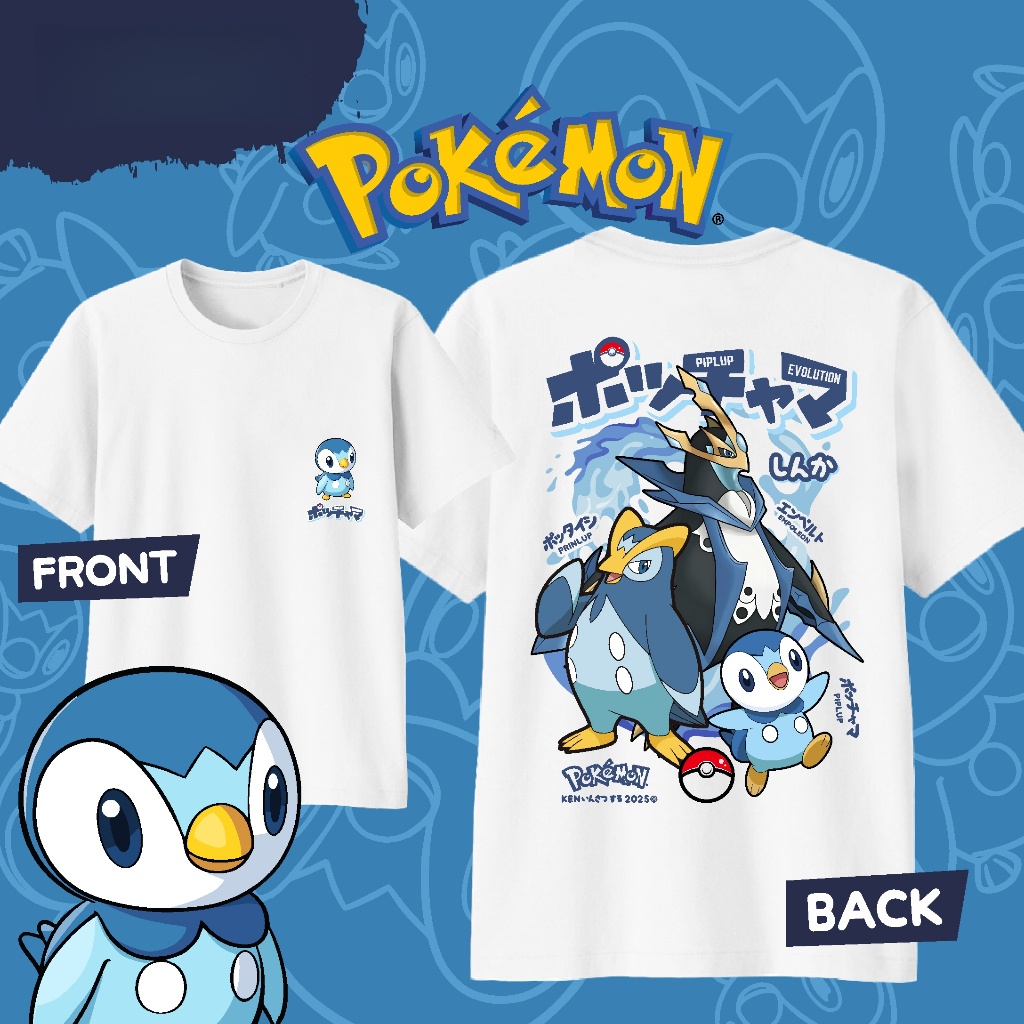 Street Fashion Japan - อะนิเมะโปเกมอน พิปลุป อีโวลูชั่นเสื้อยืดผ้าฝ้ายพิมพ์ลายฤดูร้อนชายและหญิงฮาราจูกุเสื้อผ้าแฟชั่นเสื้อยืดแนวสตรีทลำลอง