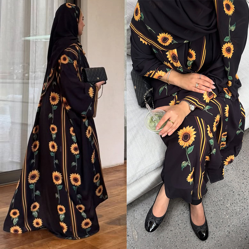 ชุดเดรสยาวแบบคาร์ดิแกนสไตล์มุส - Street Fashion Dubai บทวิจารณ์และราคา