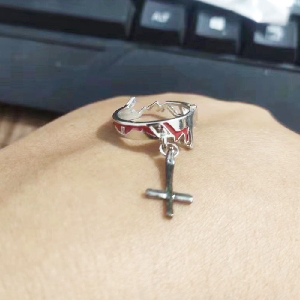 แหวนสไตล์เรโทรสเตริโอครอสพังก์ - Street Fashion Rings บทวิจารณ์และราคา