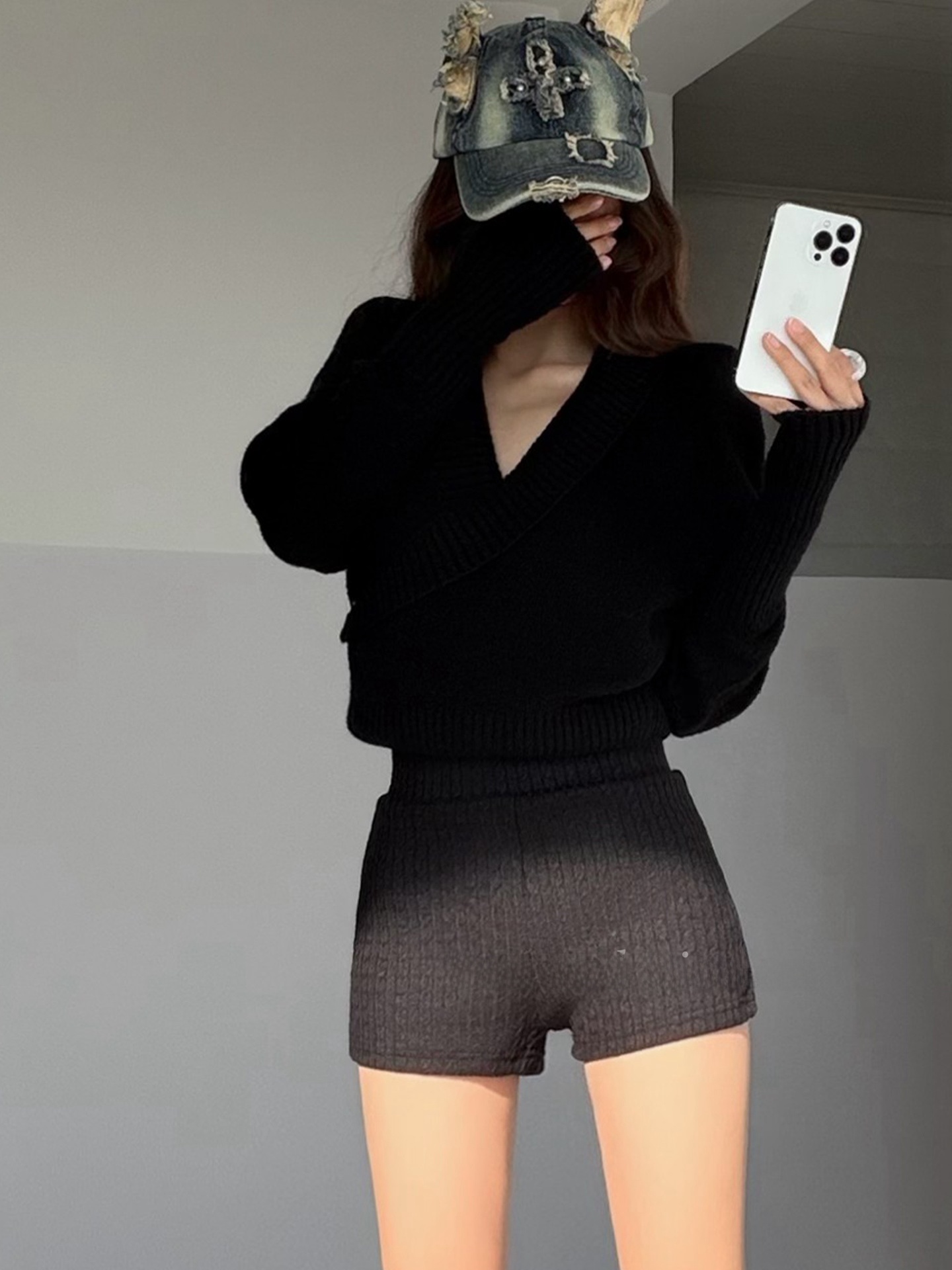 กางเกงขาสั้นถักเอวสูงสไตล์โซล  - Street Fashion Of Seoul บทวิจารณ์และราคา