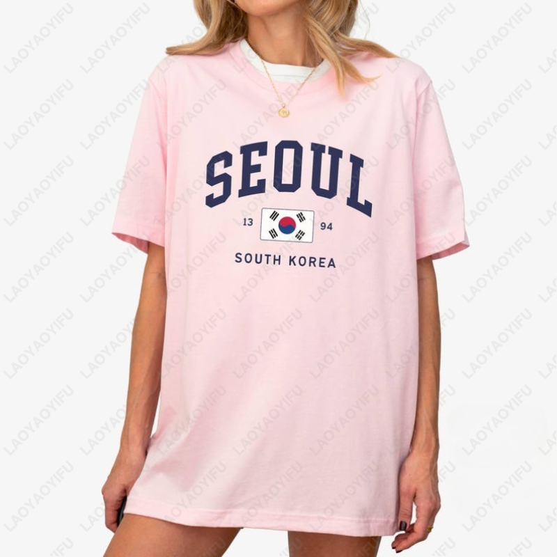 เสื้อยืดลายธงชาติเกาหลีใต้ ซูล - Street Fashion Of Seoul บทวิจารณ์และราคา