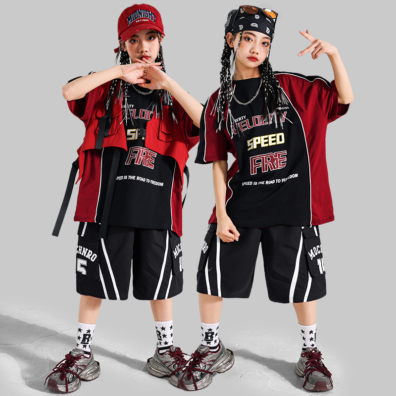 วัยรุ่นแฟชั่น Hiphop ชุดเต้นรํ - Street Fashion Girl บทวิจารณ์และราคา
