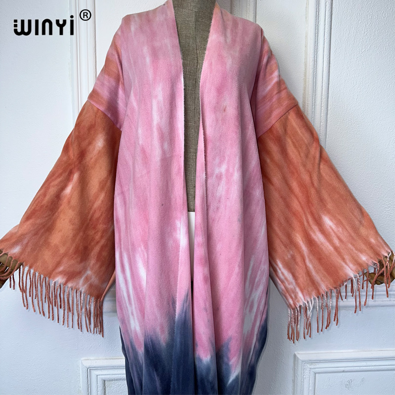 WINYI Tie-ย้อมฤดูหนาวพู่เสื้อส - Street Fashion Dubai บทวิจารณ์และราคา