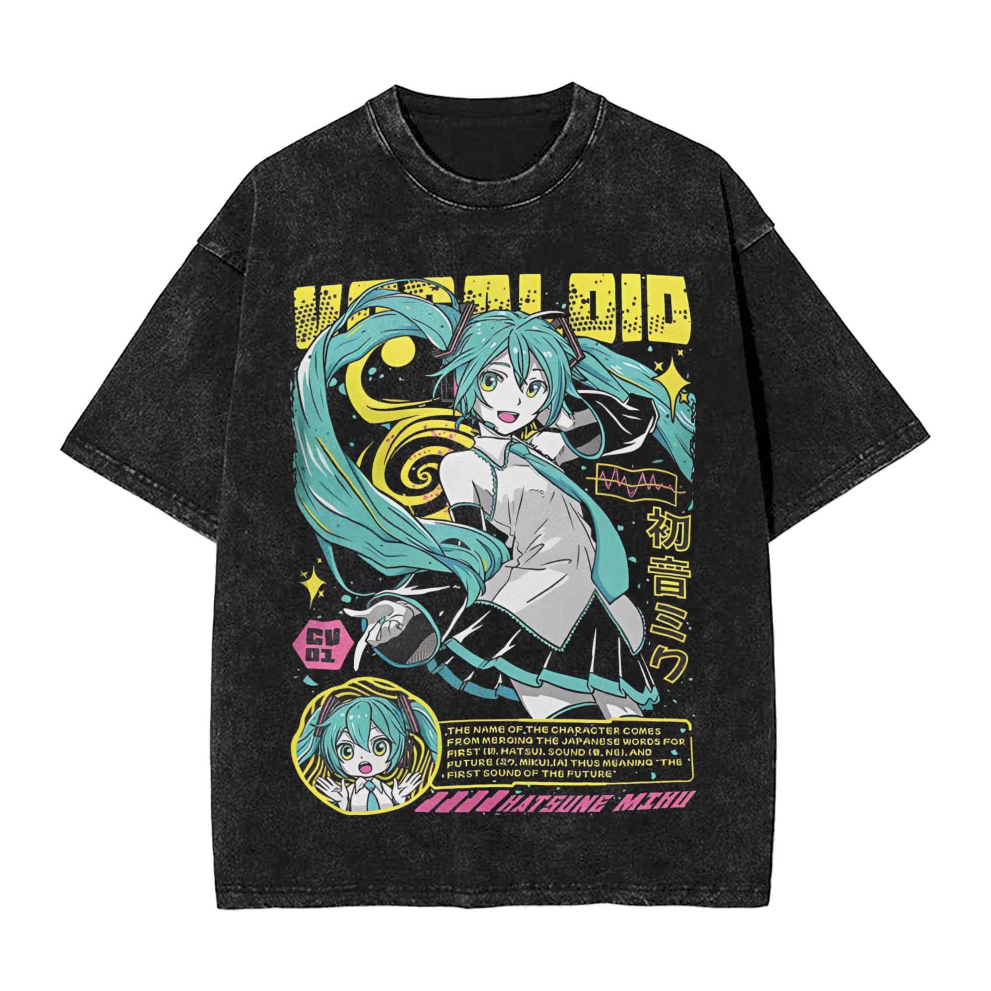 เสื้อยืดลายกราฟิก Hatsune Miku - Street Fashion Japan บทวิจารณ์และราคา