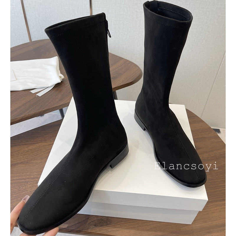 รองเท้าบูทผู้หญิงทรงยืดหยุ่น ห - Street Fashion Rome 2025 บทวิจารณ์และราคา