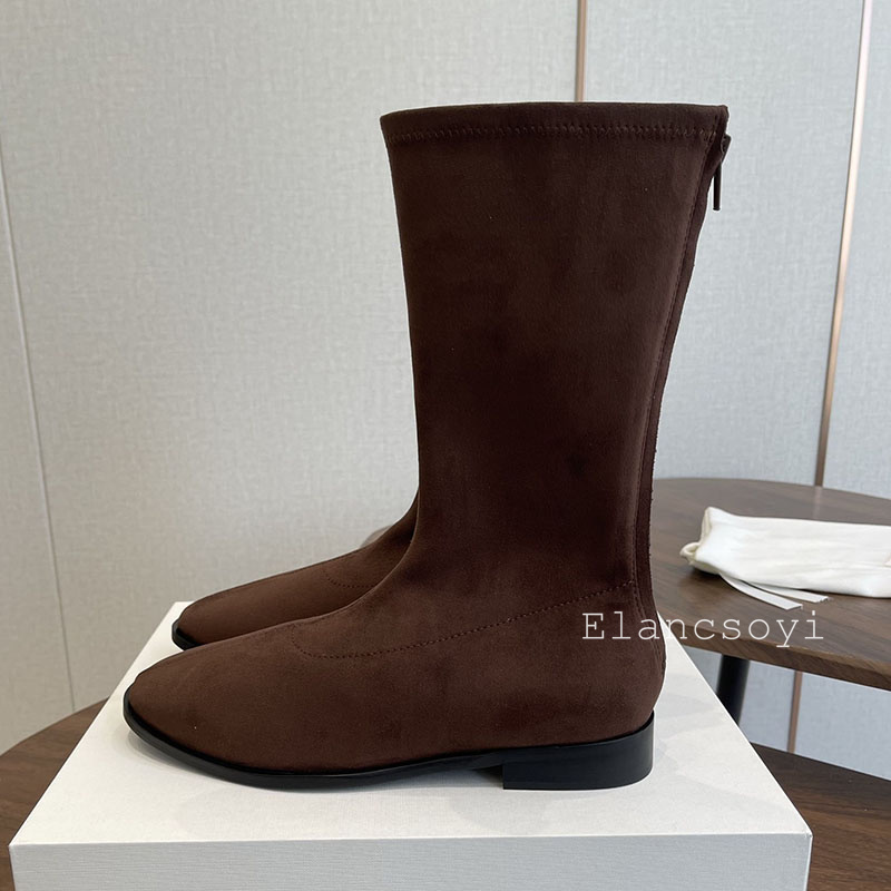รองเท้าบูทผู้หญิงทรงยืดหยุ่น ห - Street Fashion Rome 2025 บทวิจารณ์และราคา