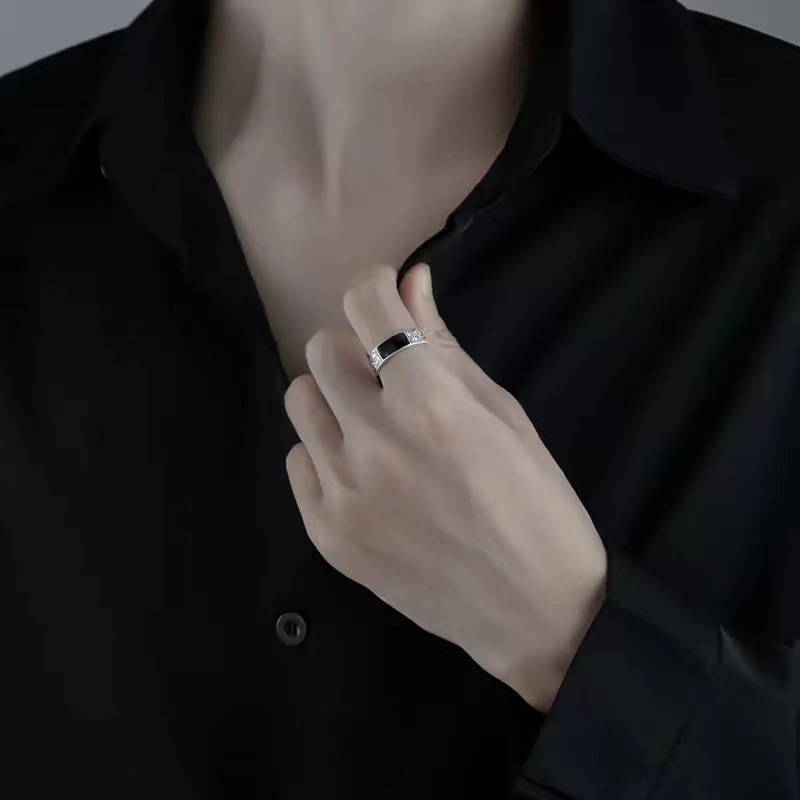 แหวนเงินแท้ 925 สไตล์วินเทจ ฮิ - Street Fashion Rings บทวิจารณ์และราคา
