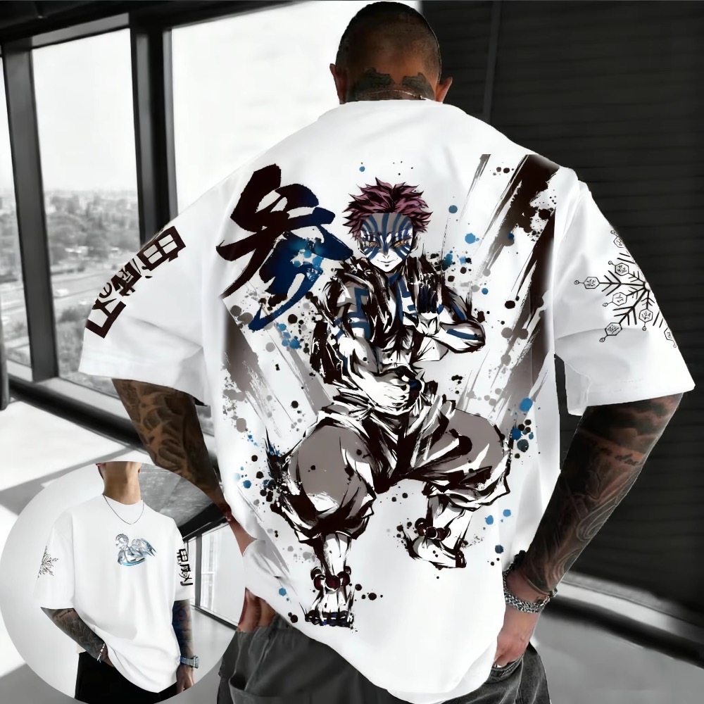 เสื้อยืดลายอนิเมะ Demon Slayer - Street Fashion Japan บทวิจารณ์และราคา