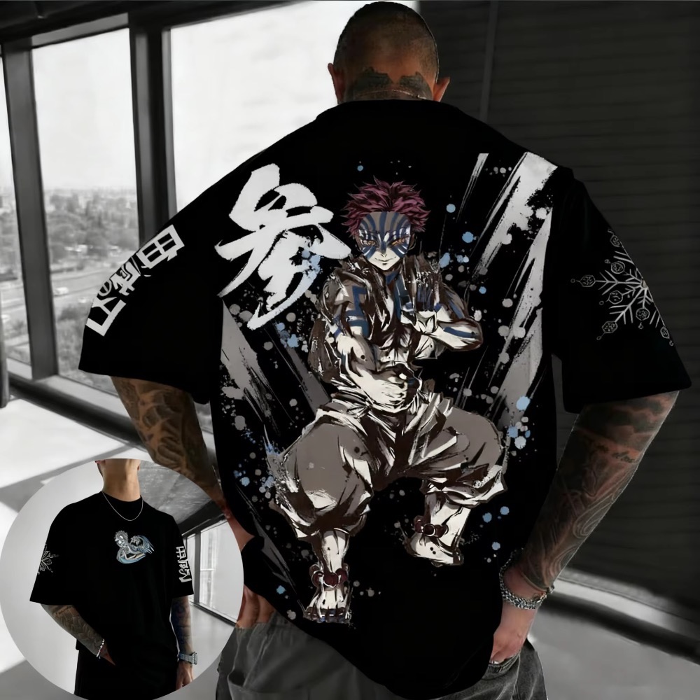เสื้อยืดลายอนิเมะ Demon Slayer - Street Fashion Japan บทวิจารณ์และราคา