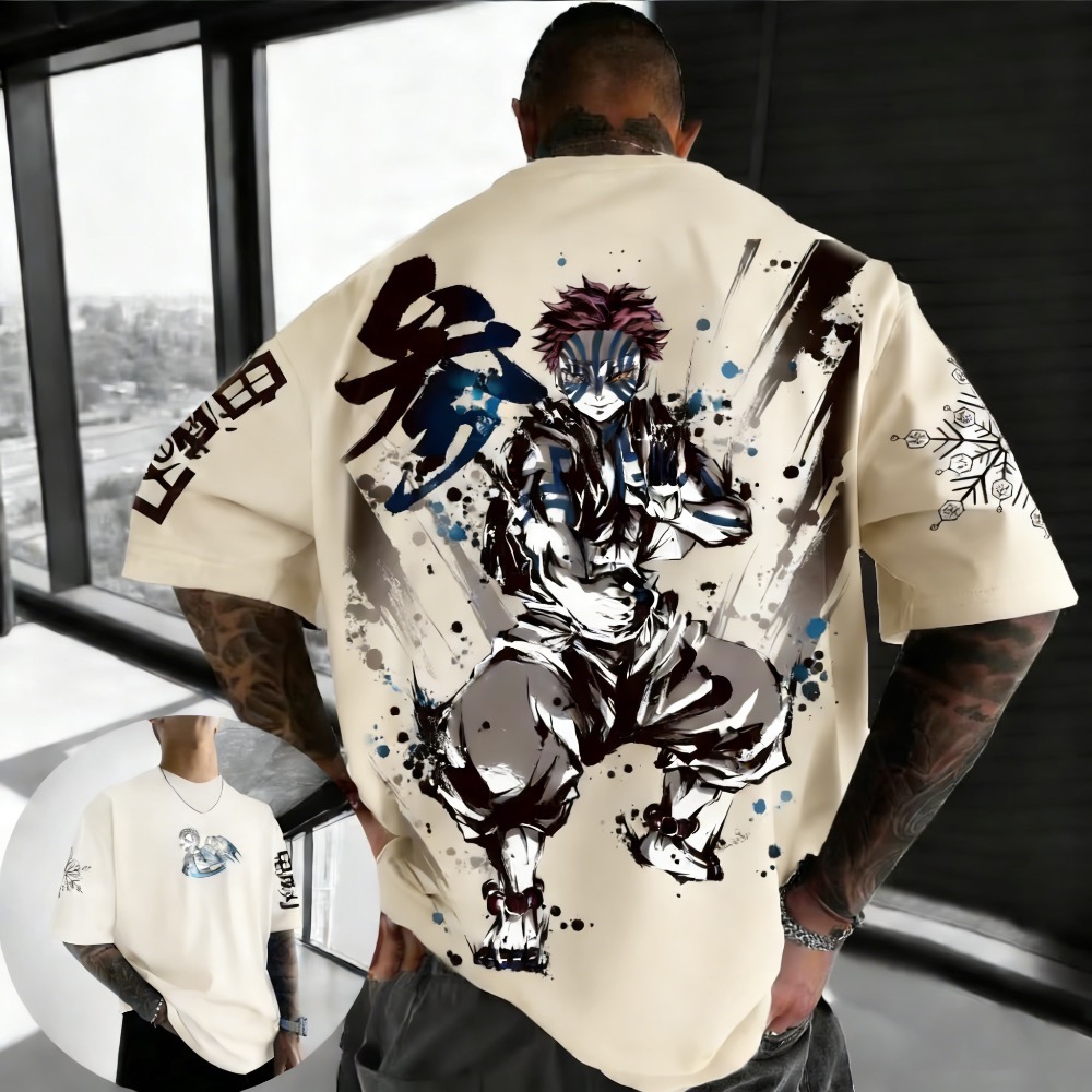 เสื้อยืดลายอนิเมะ Demon Slayer - Street Fashion Japan บทวิจารณ์และราคา