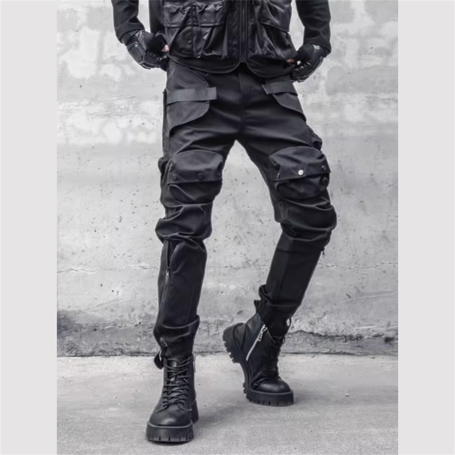 ผู้ชายY2Kกางเกงซิปกระเป๋ายุทธว - Techwear Pants Tactical บทวิจารณ์และราคา