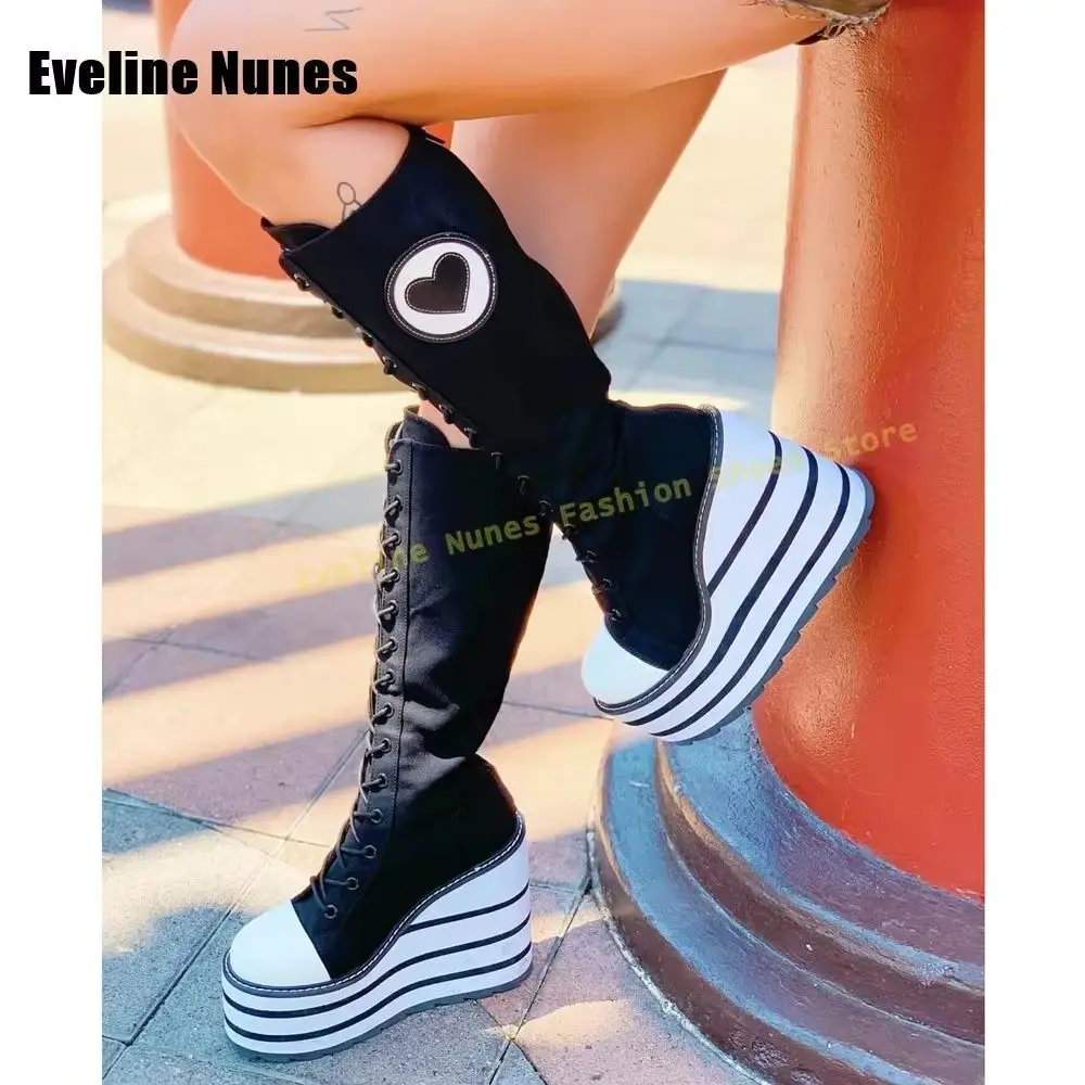 รองเท้าส้นตึกแฟชั่นสีสันสดใสสไ - Street Fashion Girl บทวิจารณ์และราคา