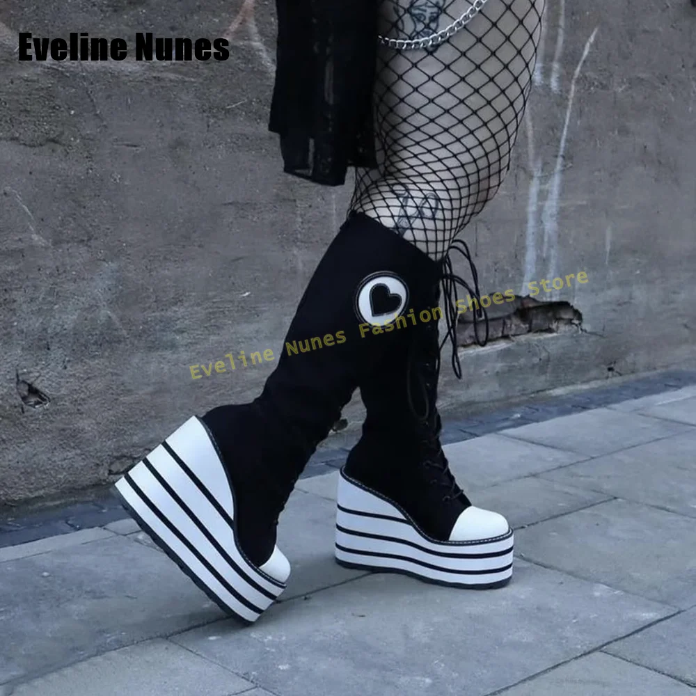 รองเท้าส้นตึกแฟชั่นสีสันสดใสสไ - Street Fashion Girl บทวิจารณ์และราคา