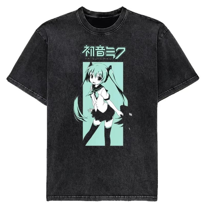 เสื้อยืดลายกราฟิก Hatsune Miku - Street Fashion Japan บทวิจารณ์และราคา