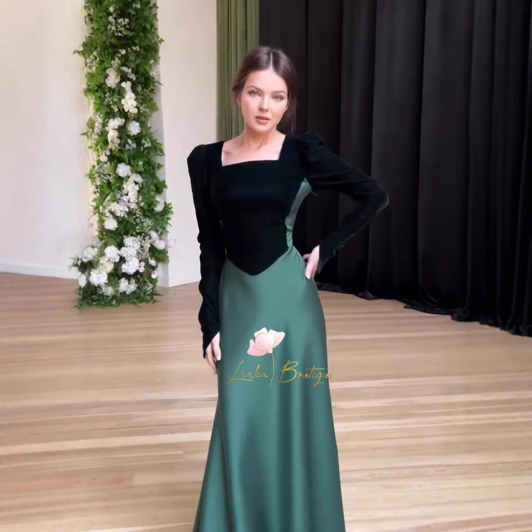 ชุดเดรสยาวแขนยาวสไตล์ใหม่สำหรั - Street Fashion Dubai บทวิจารณ์และราคา