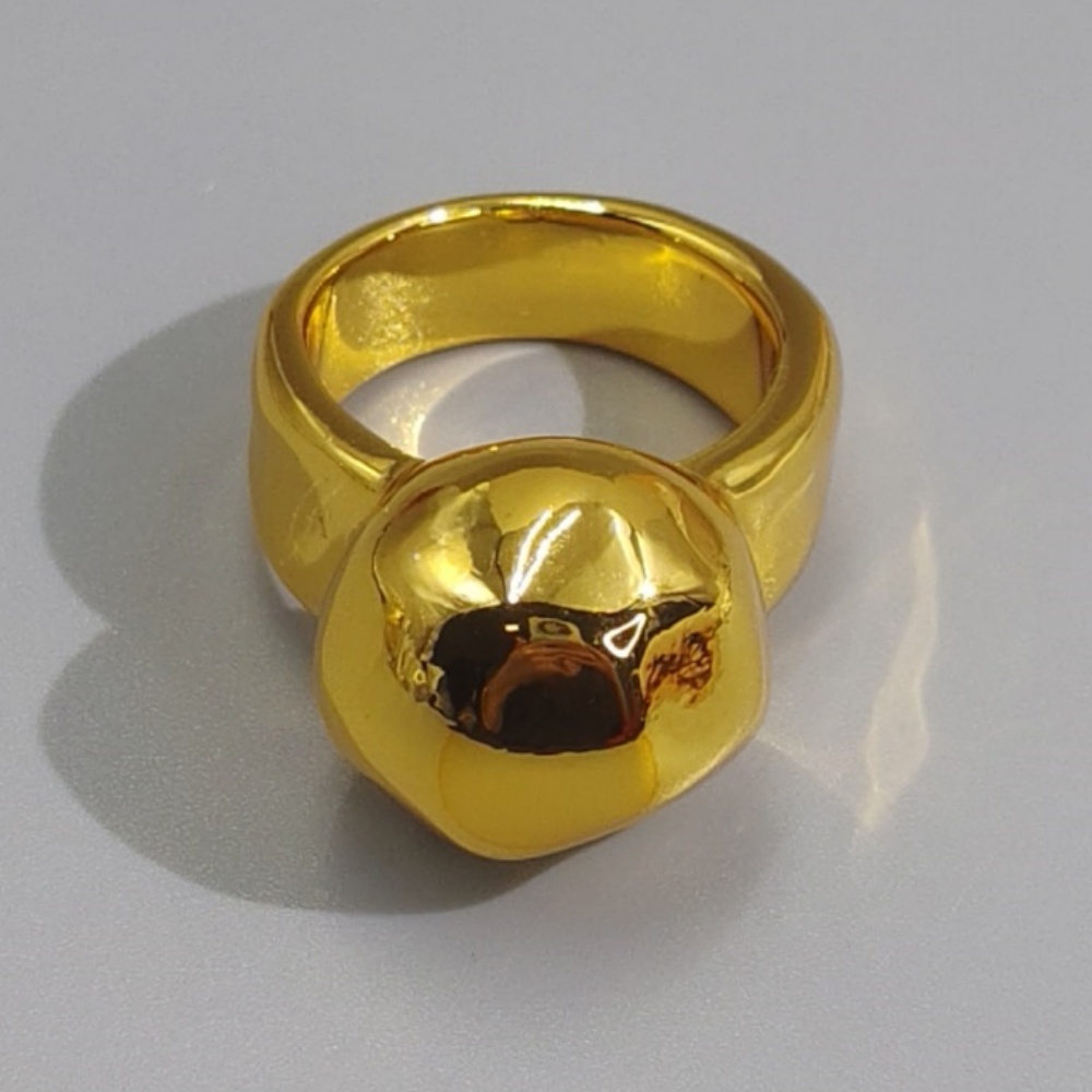 แหวนทรงเรขาคณิตสีทองเงินสไตล์ฮ - Street Fashion Rings บทวิจารณ์และราคา