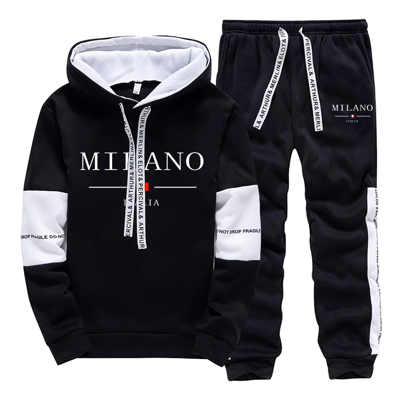 ชุดเซ็ตผู้ชาย/เสื้อฮู้ด/กางเกง - Street Fashion Art บทวิจารณ์และราคา