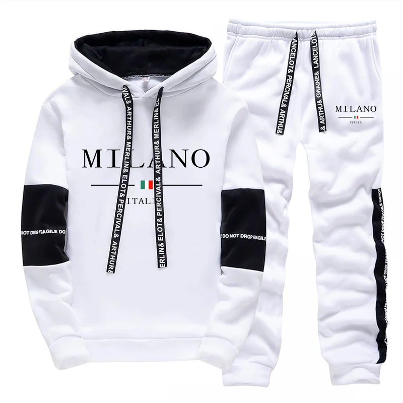 ชุดเซ็ตผู้ชาย/เสื้อฮู้ด/กางเกง - Street Fashion Art บทวิจารณ์และราคา