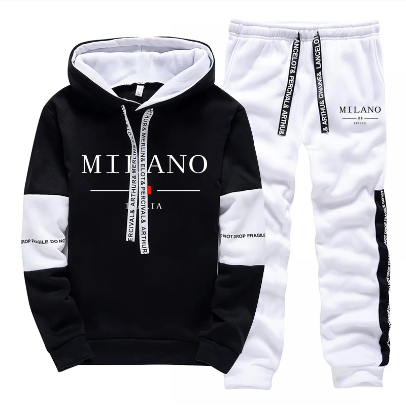 ชุดเซ็ตผู้ชาย/เสื้อฮู้ด/กางเกง - Street Fashion Art บทวิจารณ์และราคา