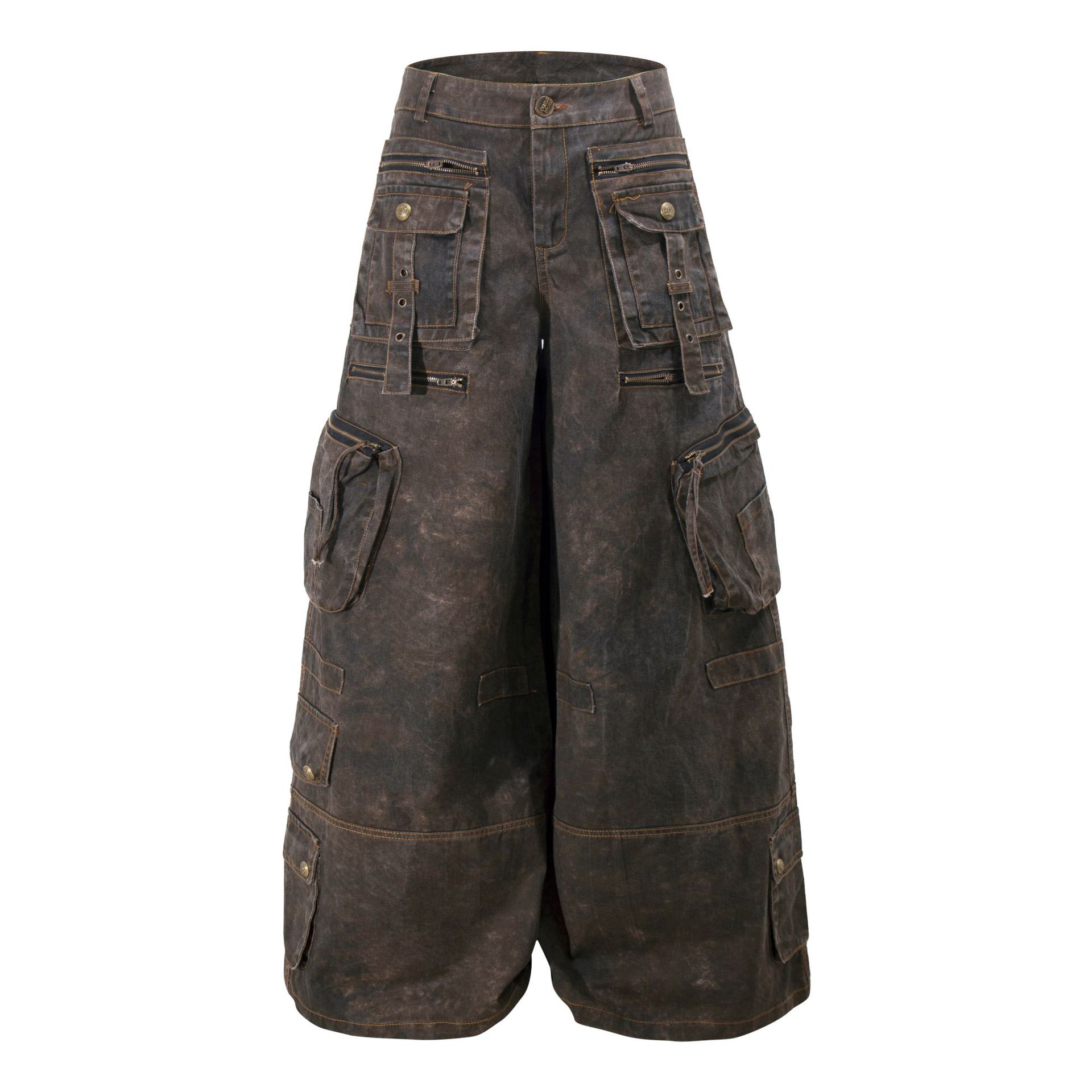 กางเกงคาร์โก้ทรงขากว้างสไตล์กร - Techwear Pants Tactical บทวิจารณ์และราคา