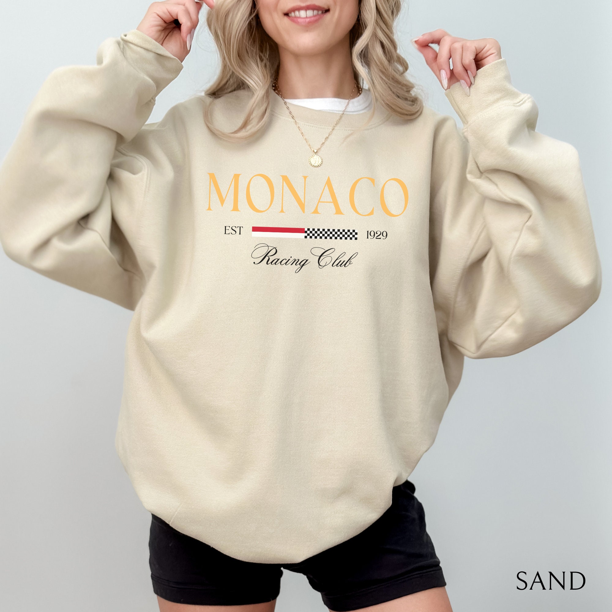 ผู้หญิง MONACO พิมพ์เสื้อกันหน - Street Fashion Monaco บทวิจารณ์และราคา