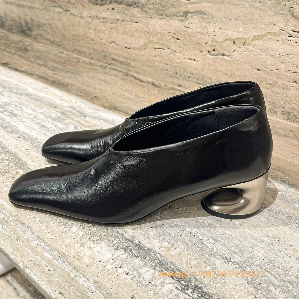 ของแท้หนังแปลกส้นปั๊มสตรี 2025 - Street Fashion Rome 2025 บทวิจารณ์และราคา
