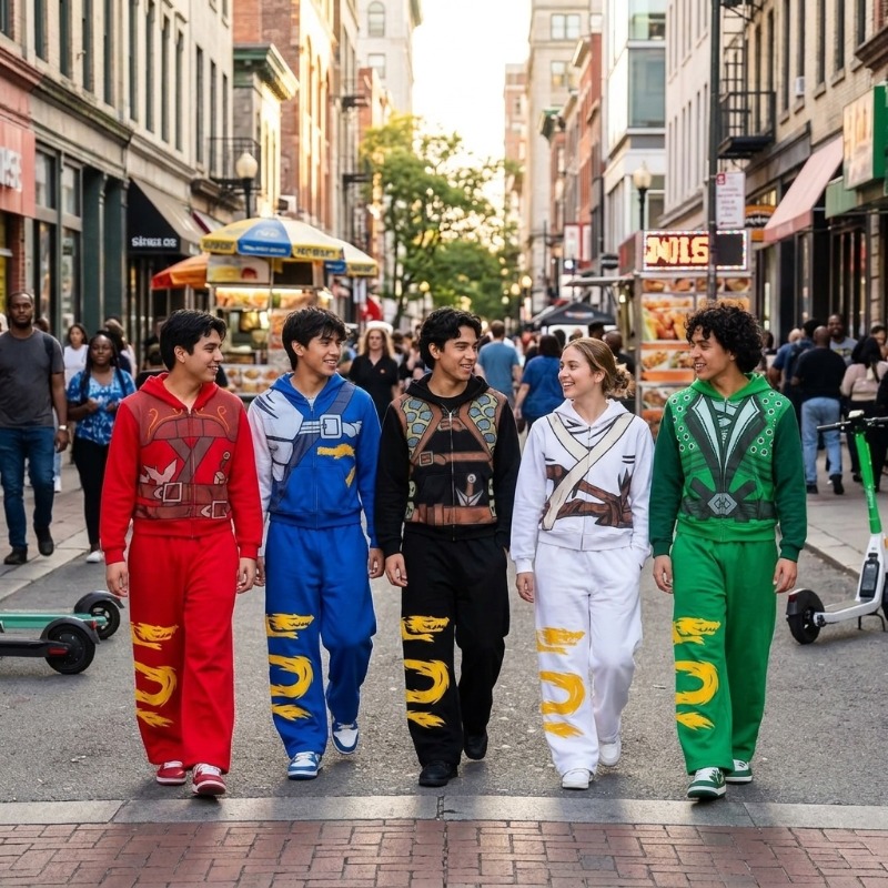 ชุดฮู้ดดี้นินจาวอริเออร์ลายมัง - Street Fashion Art บทวิจารณ์และราคา