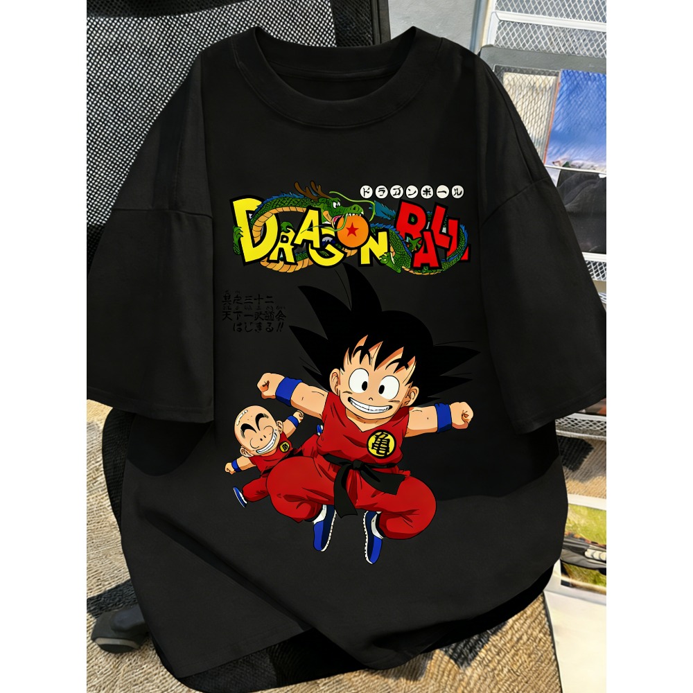 เสื้อยืดลายอนิเมะดราก้อนบอลไซส - Street Fashion Japan บทวิจารณ์และราคา