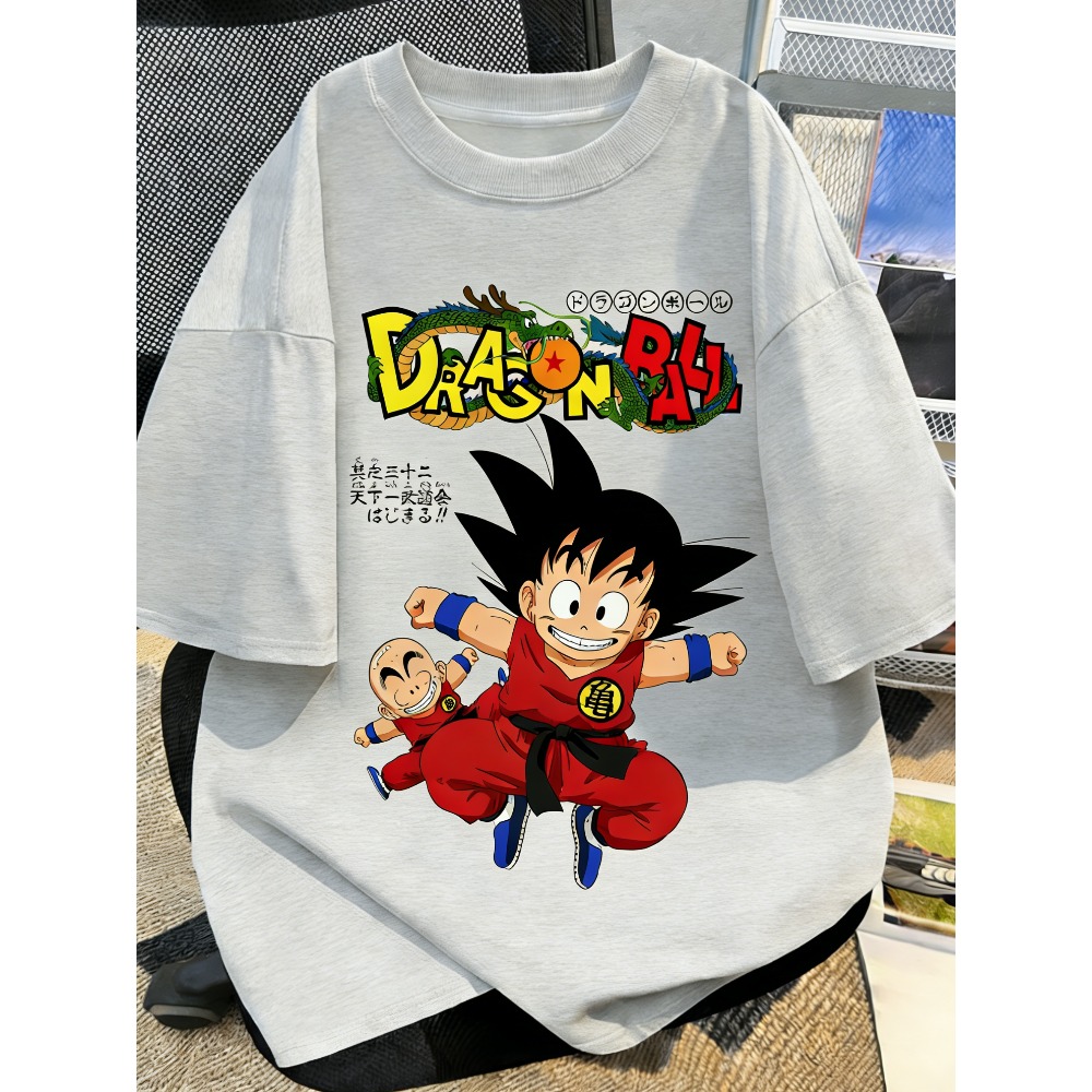 เสื้อยืดลายอนิเมะดราก้อนบอลไซส - Street Fashion Japan บทวิจารณ์และราคา