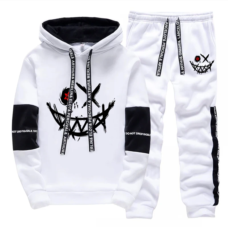 ชุดเซ็ตผู้ชาย/เสื้อฮู้ด/กางเกง - Street Fashion Art บทวิจารณ์และราคา