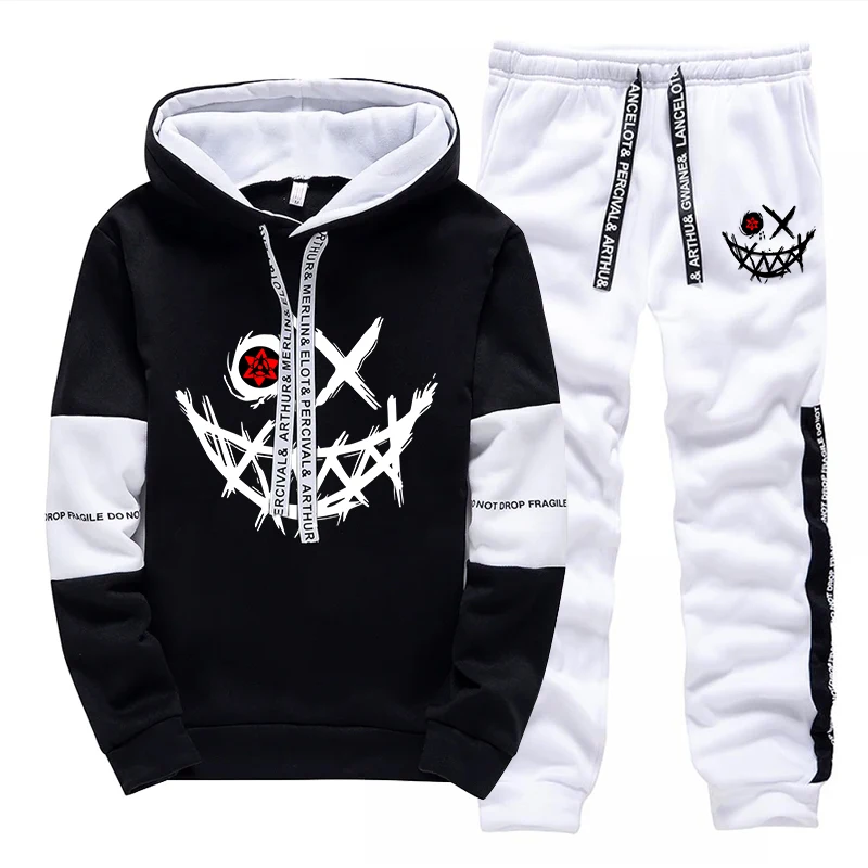 ชุดเซ็ตผู้ชาย/เสื้อฮู้ด/กางเกง - Street Fashion Art บทวิจารณ์และราคา
