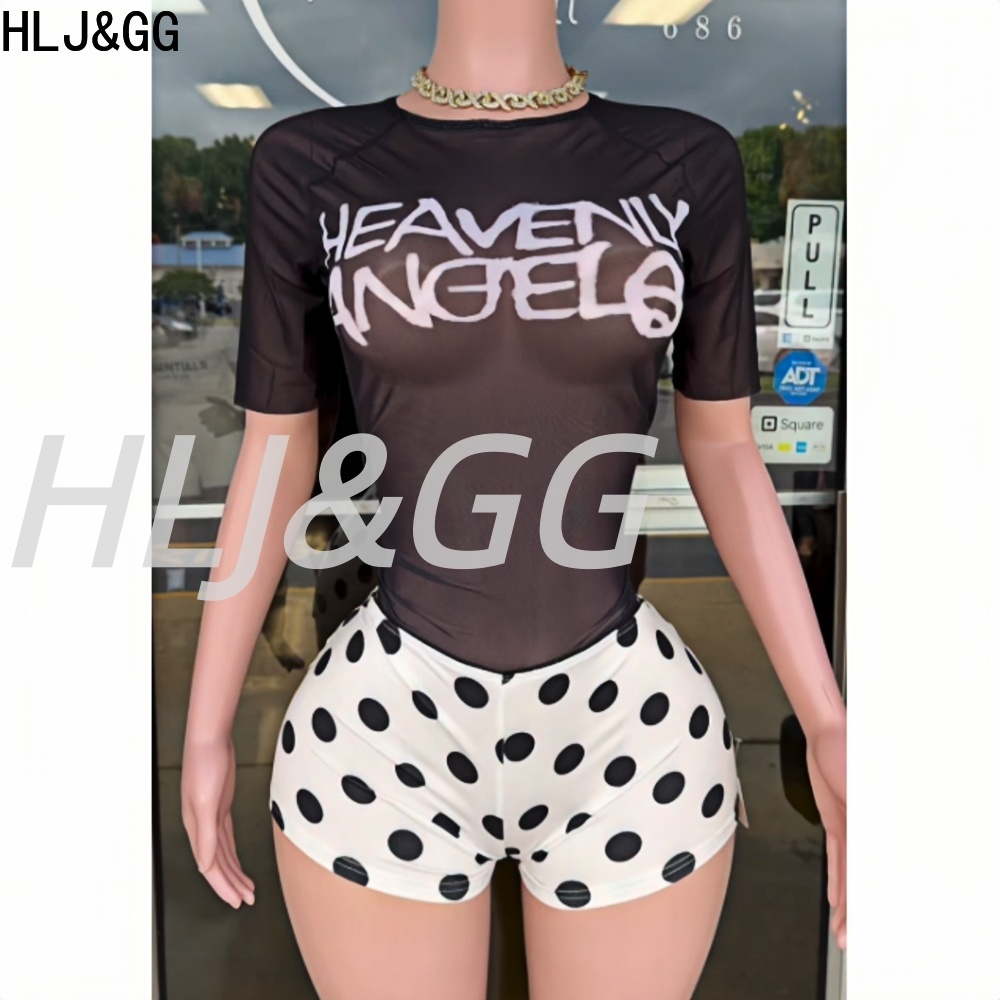 HLJ&GG เสื้อครอปแขนสั้นคอกลมผ้ - Street Fashion Art บทวิจารณ์และราคา