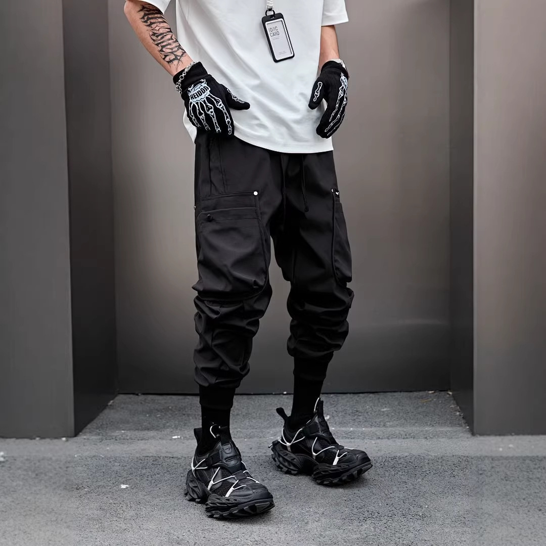 กางเกงจ็อกเกอร์ผู้ชายทรง Tacti - Techwear Pants Tactical บทวิจารณ์และราคา
