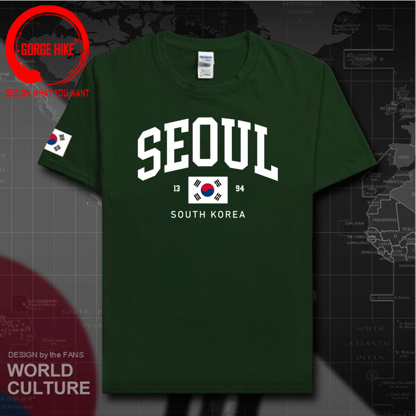 โซล เกาหลีใต้ ธงชาติ เสื้อยืดย - Street Fashion Of Seoul บทวิจารณ์และราคา