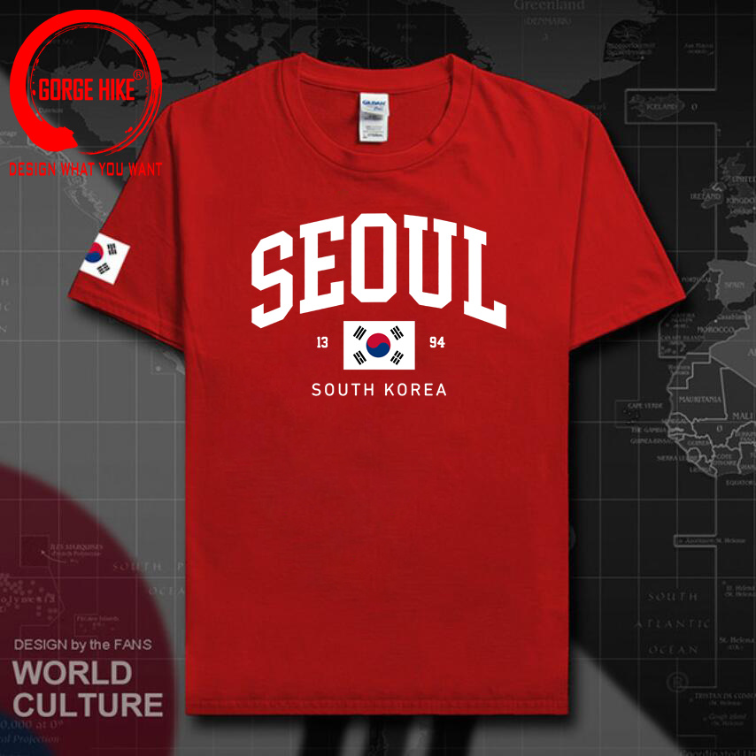 โซล เกาหลีใต้ ธงชาติ เสื้อยืดย - Street Fashion Of Seoul บทวิจารณ์และราคา