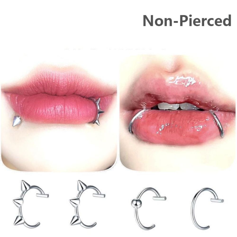 ห่วงจมูกปลอมทำจากสเตนเลสสตีลสุ - Street Fashion Rings บทวิจารณ์และราคา