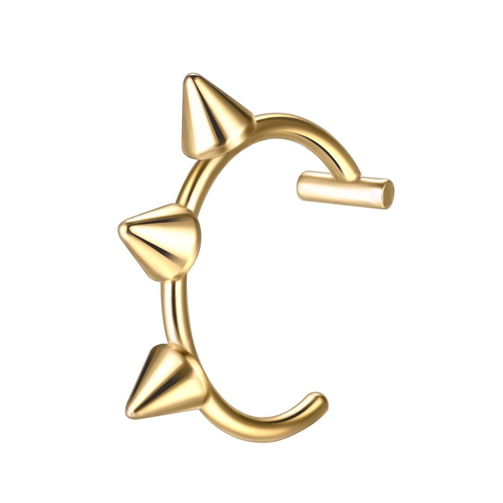 ห่วงจมูกปลอมทำจากสเตนเลสสตีลสุ - Street Fashion Rings บทวิจารณ์และราคา