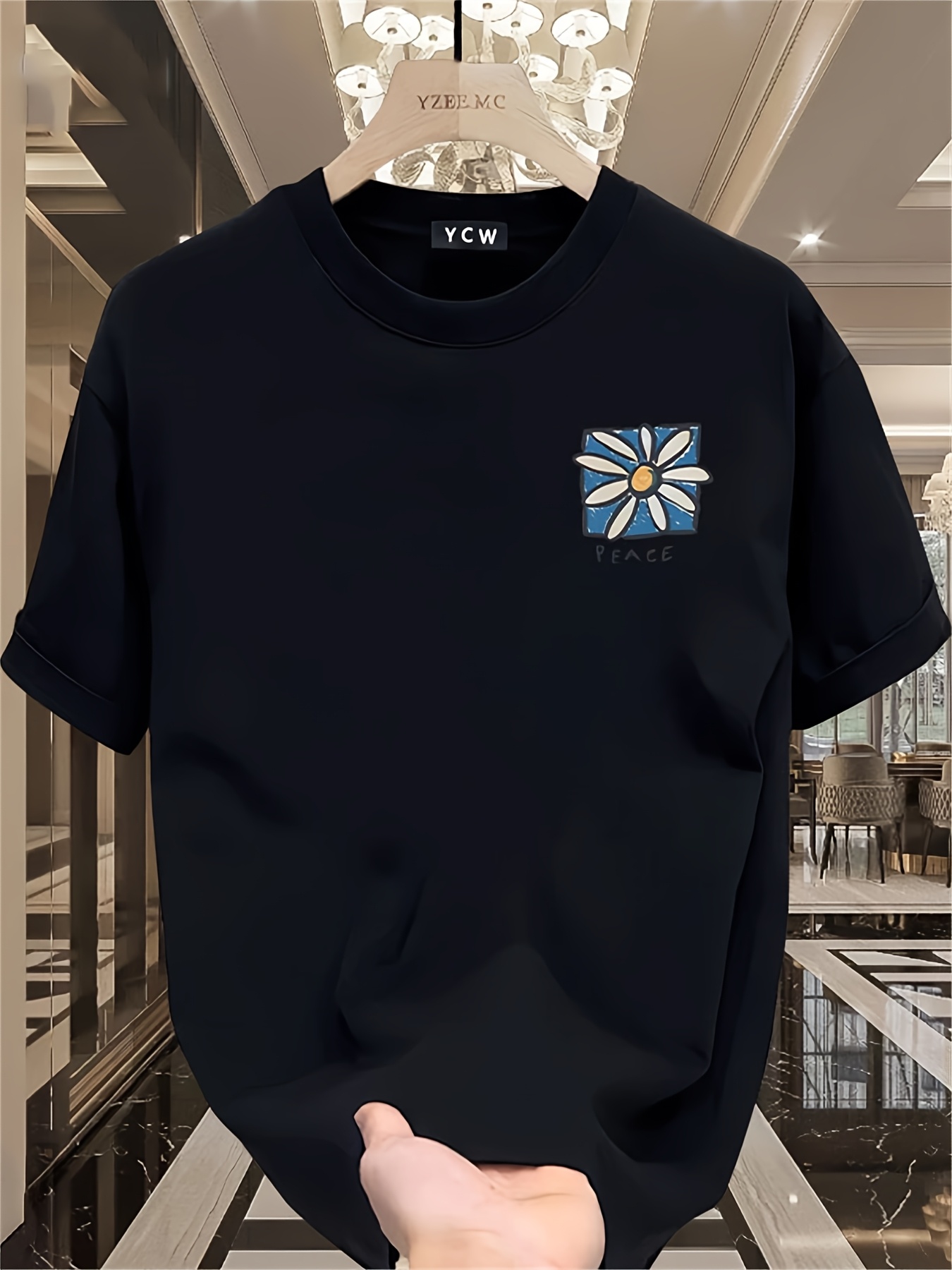 เสื้อยืดแขนสั้นผ้าฝ้ายแท้สำหรั - Street Fashion In Japan บทวิจารณ์และราคา
