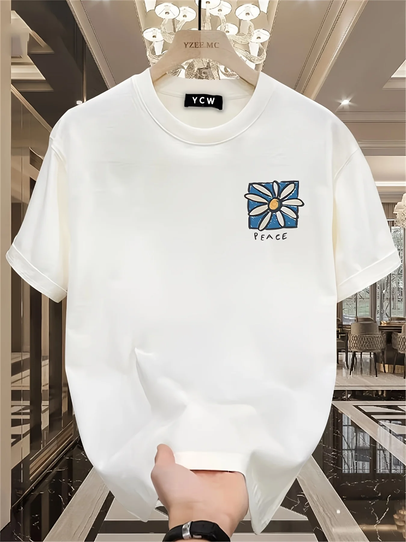 เสื้อยืดแขนสั้นผ้าฝ้ายแท้สำหรั - Street Fashion In Japan บทวิจารณ์และราคา